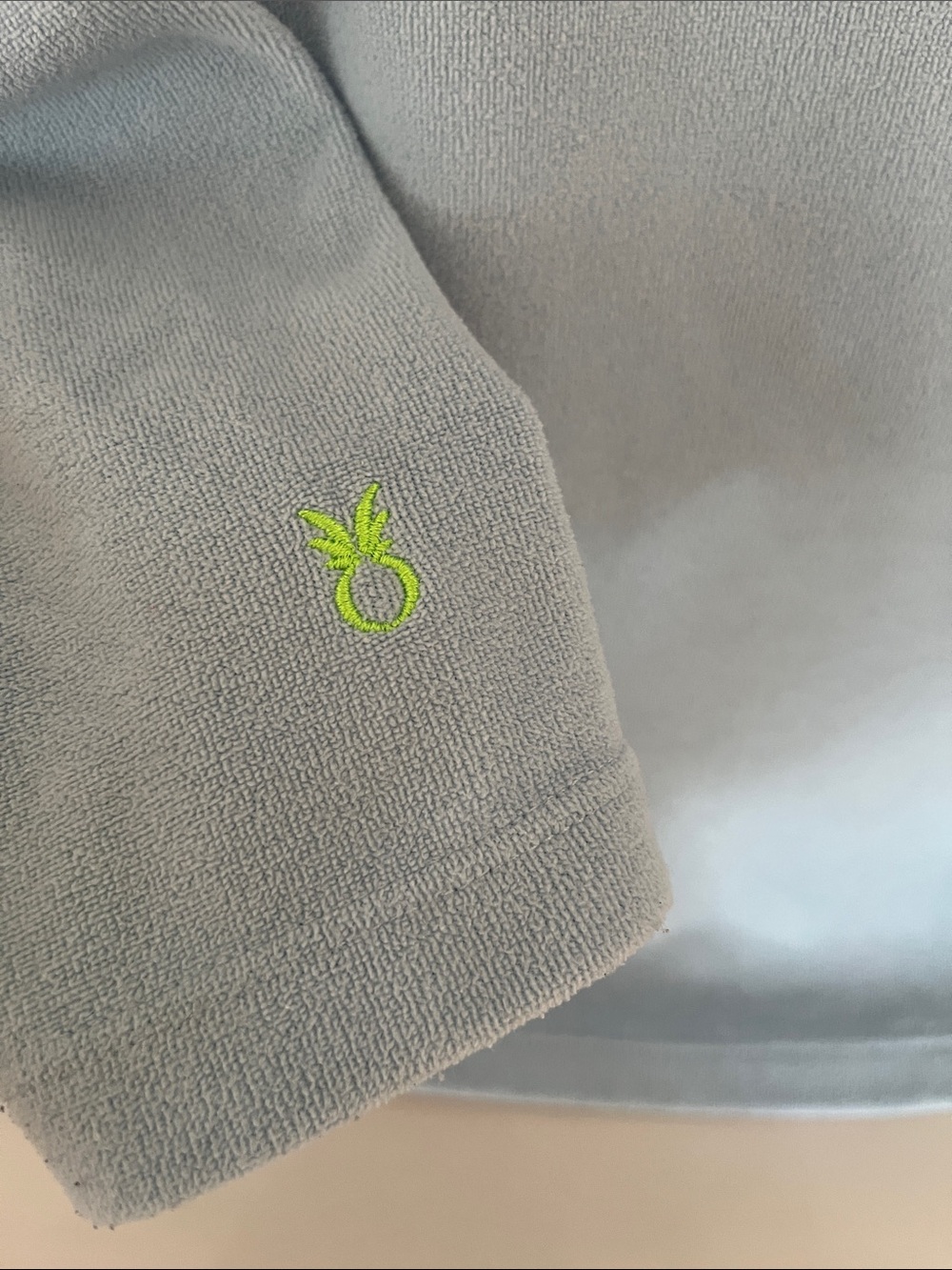 Dudley Stephens Park Slope Vello Fleece Pullover in Ice Blue size Large - Picture 6 of 9